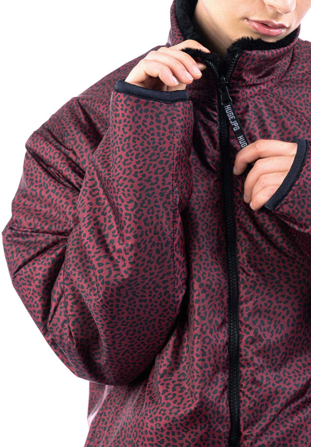 Giacca bomber reversibile in ecopelliccia
